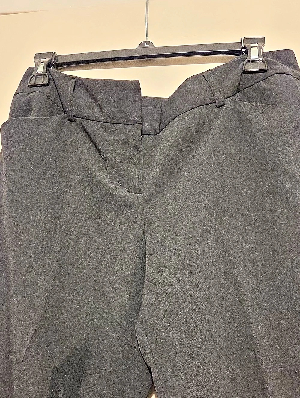 Express Editor Pants Black Straight Leg Pants Medium